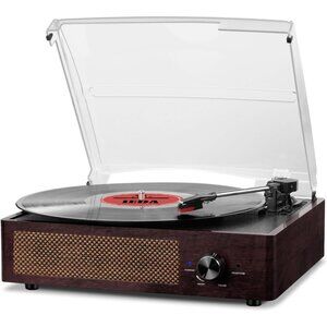 *NEW* Vinyl Record Player Turntable with Built-in Bluetooth Receiver